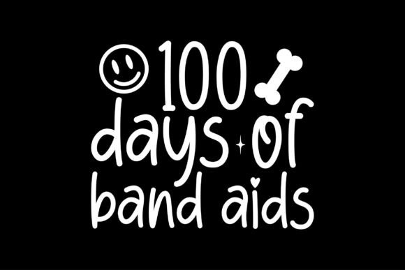 100 Days of Band Aids Graphics & T-Shirt Designs
