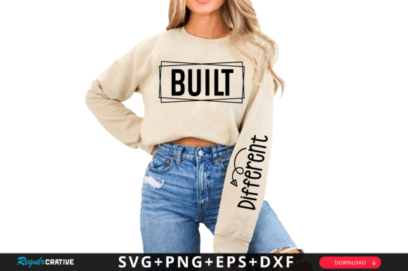 Built Sleeve SVG: Graphics for T-Shirt Designs