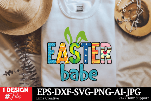 Easter Babe Graphics for T-Shirt Designs