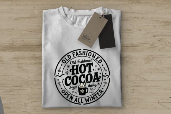 Old Fashioned Hot Cocoa Christmas Graphics