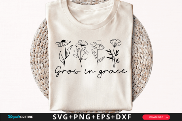 Row in Grace: SVG Graphics for T-Shirt Designs