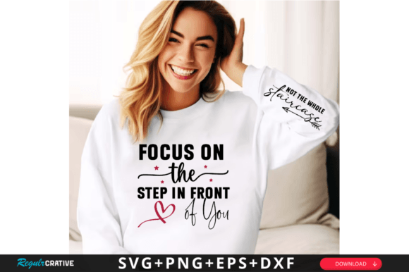 Step in Front of Sleeve SVG for Graphics & T-Shirt Designs